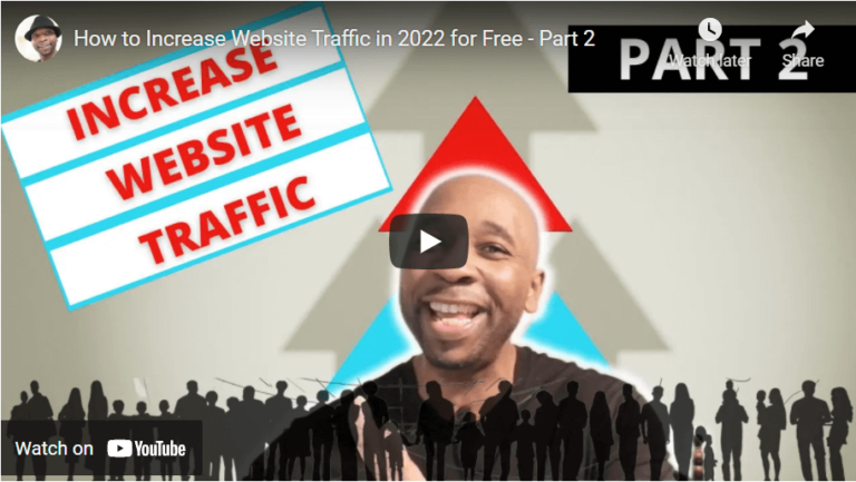 How to Increase Website Traffic for Free in 2022 – Part 2