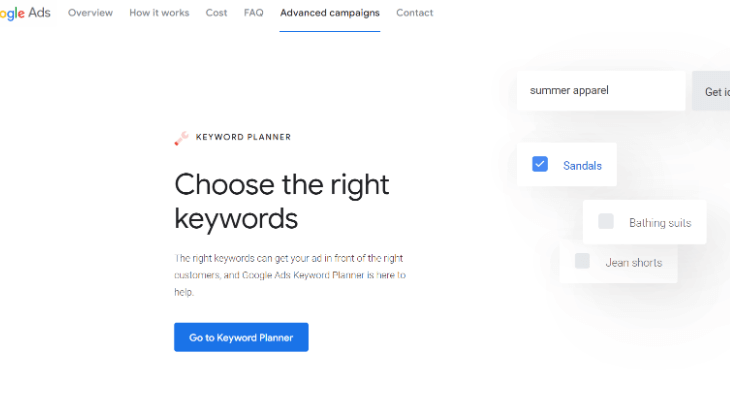 Google Keyword Planner SEO Keyword Research Tool