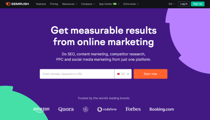 SEMrush SEO Keyword Research Tools